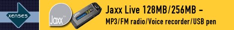 Jaxx Live 128MB MP3 Player hos Xenses.se